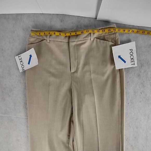 Coldwater Creek Natural Fit Women's Khaki, Tan Dress Pants Size 12 - Picture 5 of 10